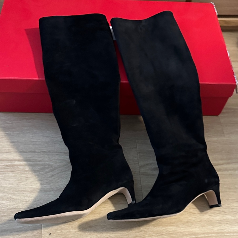 STAUD WALLY BOOT BLACK SUEDE - Picture 4 of 10